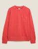 Red crew neck Sweatshirt