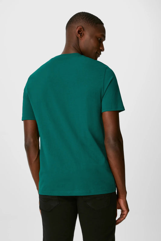 Green T-shirt cotton